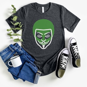 Anonymous Alien T-Shirt Guy Fawkes Mask UFO Mystery Tee Programmer Funny Hacker Gift Coder T Shirt Alien Conspiracy Area 51 Extraterrestrial