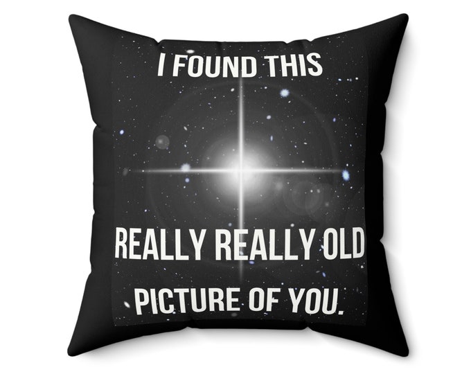 Celestial Pillow, Whimsical Star Universe Picture Cushion, Outer Space Gift Retro Nasa Starry Couch Sofa Decoration, Decorative Photo Pillow