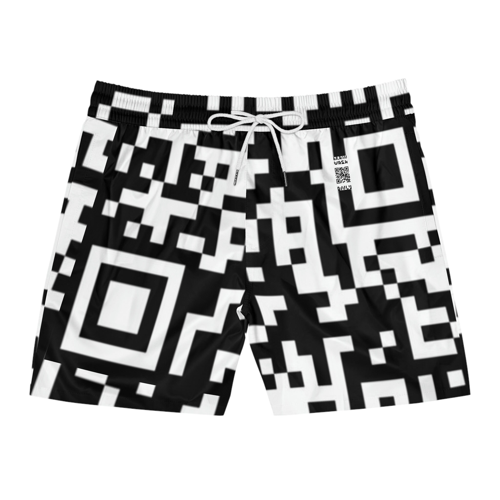 ★codegraphy★ Embroidered Artwork Bermuda Sweatpants Charco 20475532_50618503_600.jpg