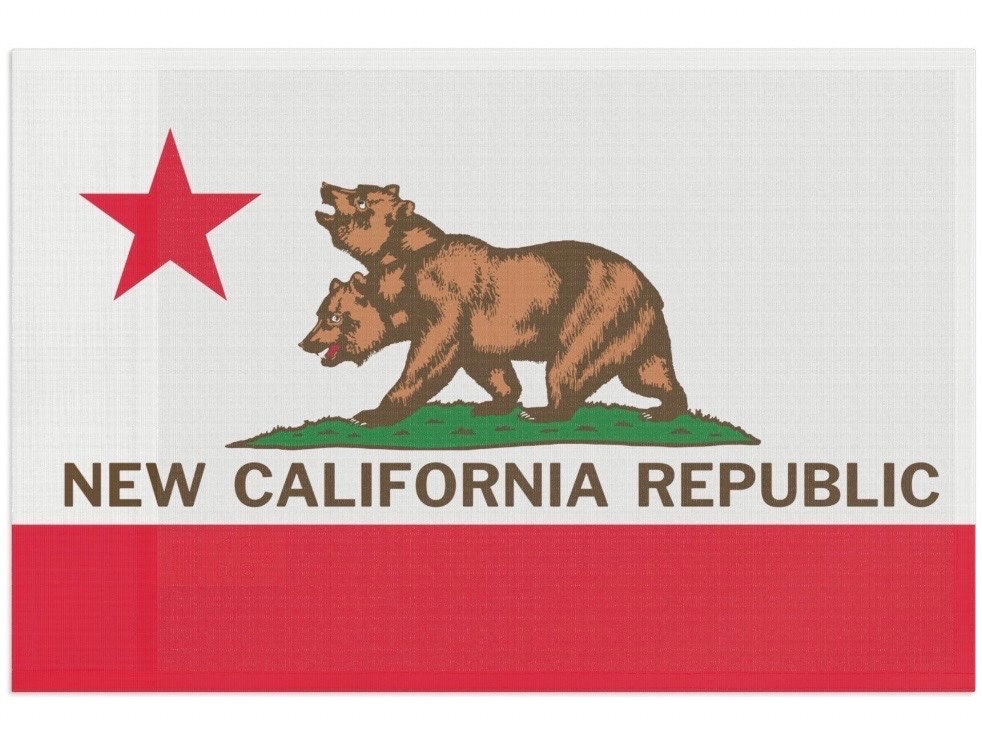New California Republic Flag, NCR Flag Banner Tapestry Canvas