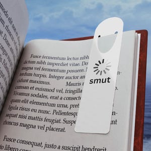 Smut Bookmark, Spicy Book Mark for Reading Dirty Romance Novel, Booktok Smuttok Present, Romantic Smutty Reader Gift Bookish Stocking Filler