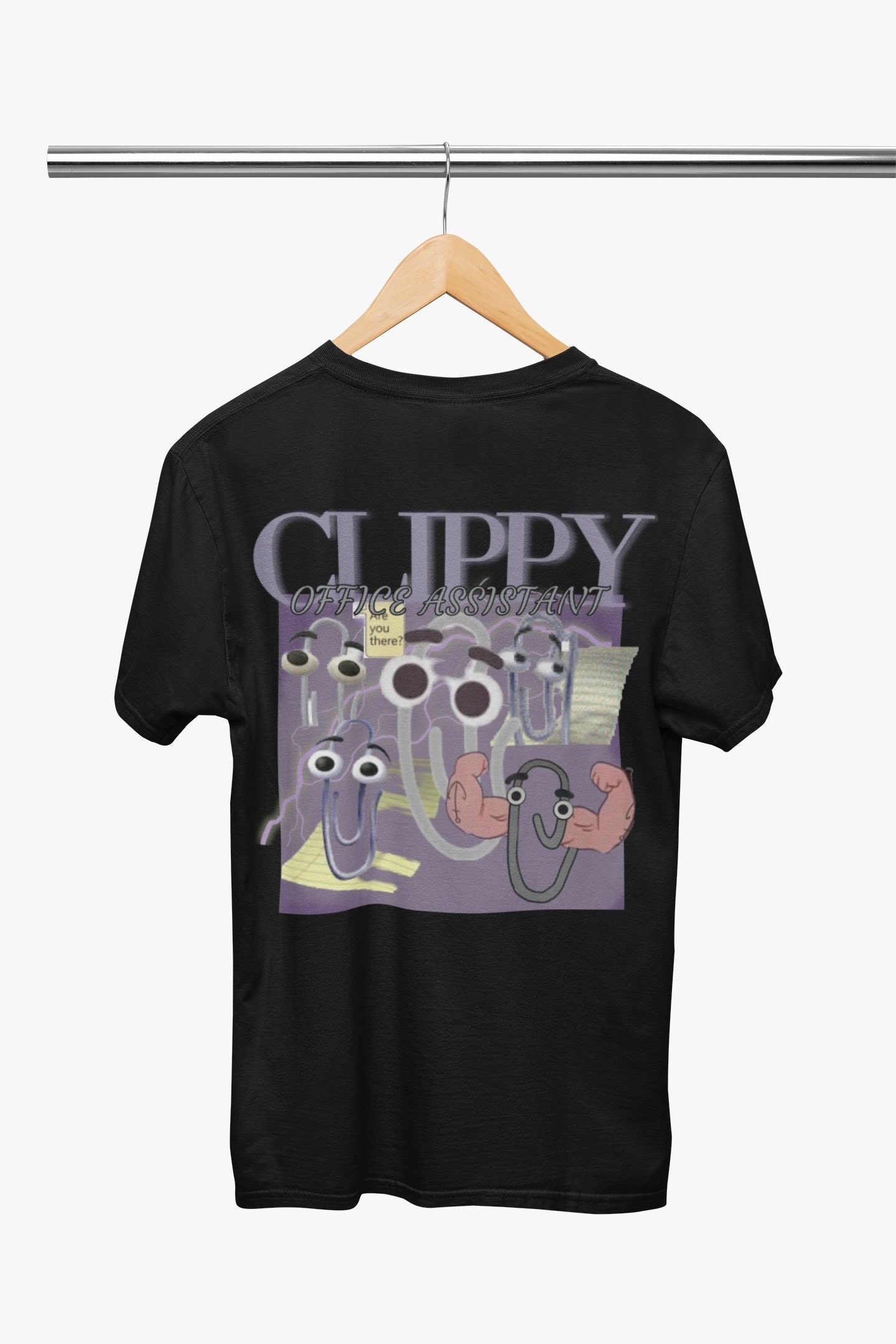 Clippy Office Assistant Vintage T-shirt, Bootleg Hip Hop Tour T