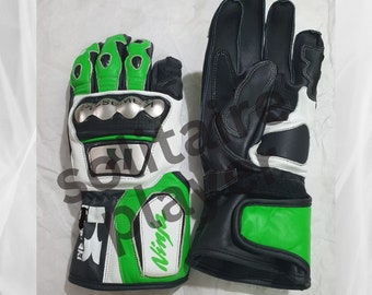 Motorbike Racer Leather Gloves/Motorcycle Gloves