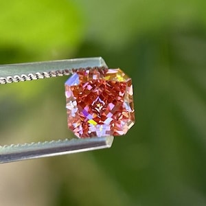 FANCY LIGHT PURPLISH おいし PINK 0.097ct HS