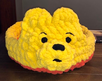 Cozy Ferret Bed Crochet Pooh Bear bed Handmade