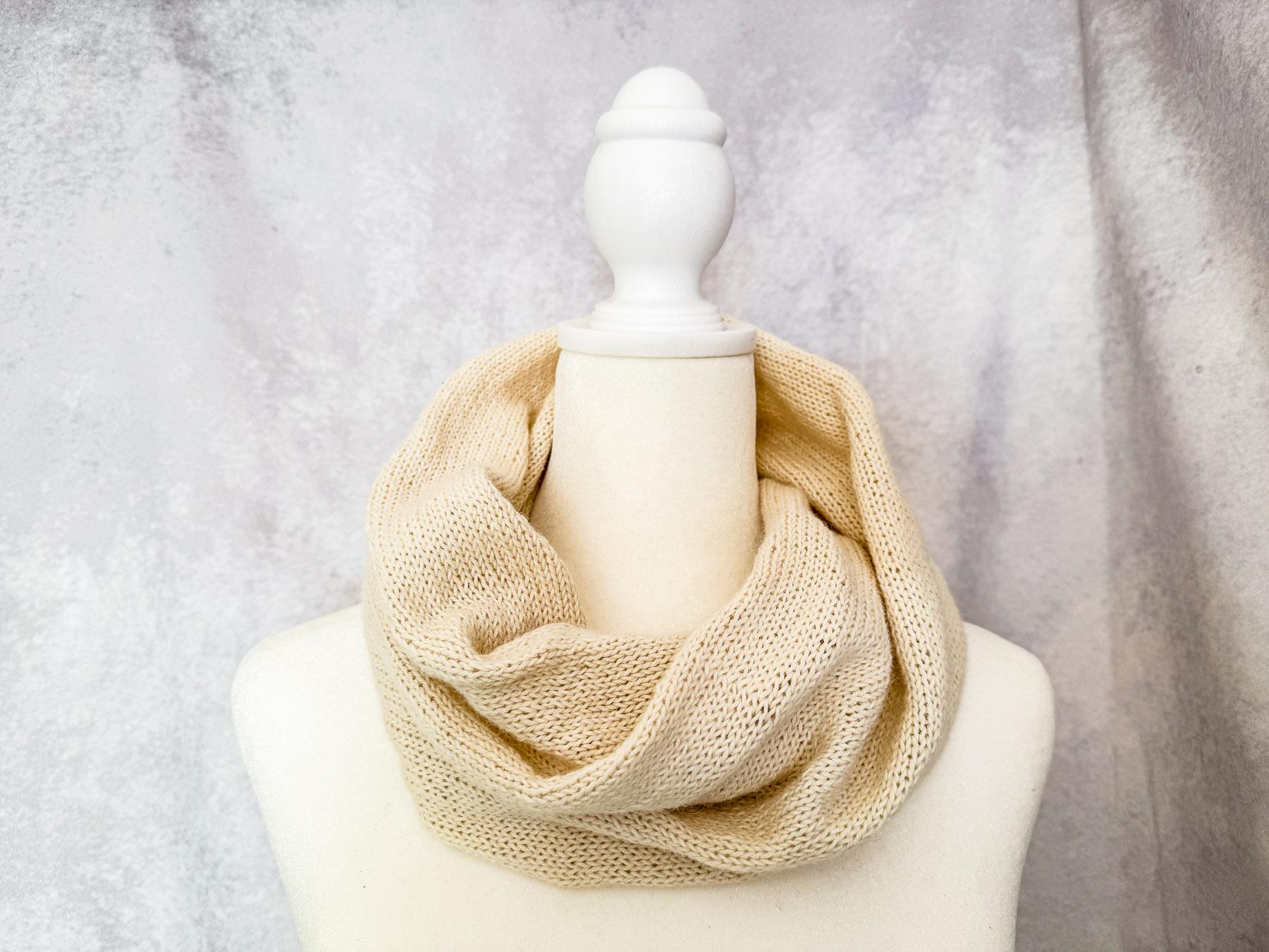 Infinity Tube Cowl Knitting PATTERN / Unique Scarf Quick Knit Gift ...