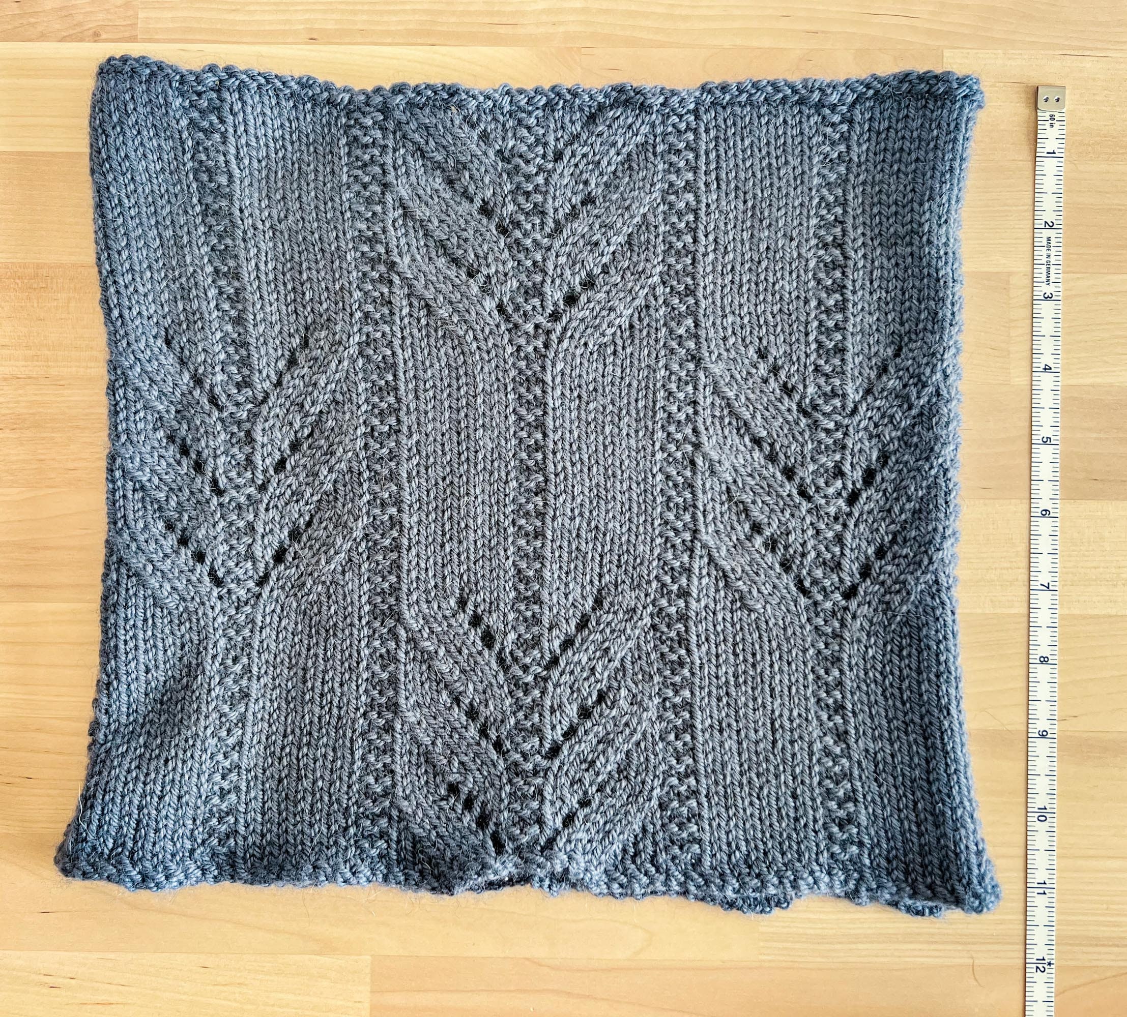 Cowl Knitting PATTERN / Easy Knit Lace Scarf One Skein Beginner Project ...