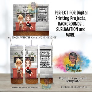Arbeit Bestie Tumbler Wrap, 20 Unzen Sublimation Wrap, Bestie Tumbler Wrap, digitaler Download, bester Freund Tumbler Wrap, Coworker Tumbler Wrap