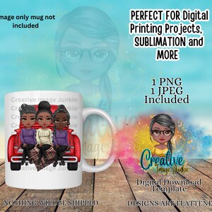 Family Clipart, Sibling Clipart, Sisters clipart, Sublimation, digital download, holiday designs, Personalized clipart, waterslide designs