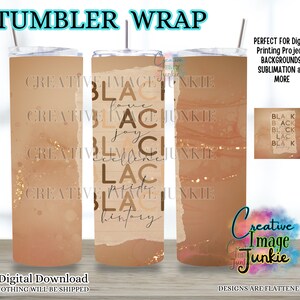Black Love-bekerverpakking, 20 oz sublimatiebeker wrap, digitale download, Black Excellence bekerwrap, Black Culture bekerwrap