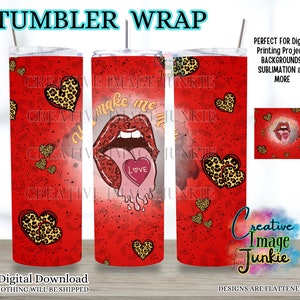 Rock and Roll Tumbler Wrap, You Make Me Melt Tumbler Wrap, Digital Download, 20 Unzen Sublimation Tumbler Wrap, Valentine Day Tumbler Wrap
