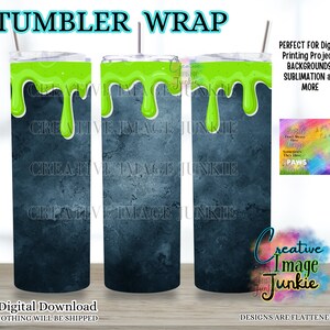Halloween-beker wrap, potion beker wrap, groene slijm beker wrap, 20oz sublimatie wrap, horror beker wrap