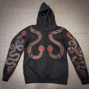 Viking Oroboros Hoodie (RedLine Snake)