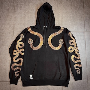 Viking Oroboros Hoodie (Gold Snake)