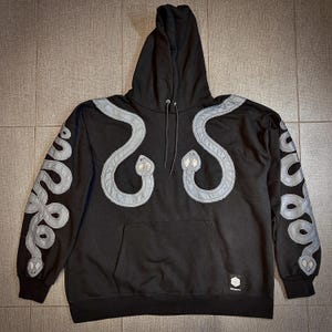 Viking Oroboros Hoodie (Cobalt Blue Snake)