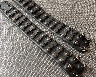 BykeChainz Bracelet Set (GunMetal Black)