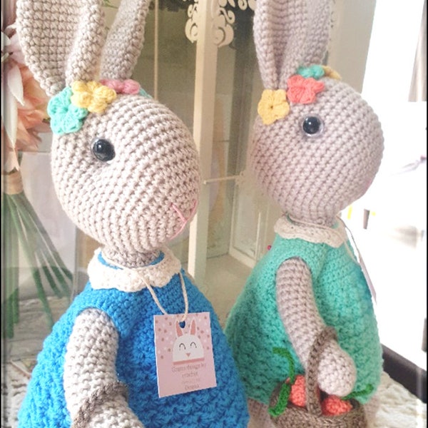 Becky Bunny Crochet Pattern - PDF File