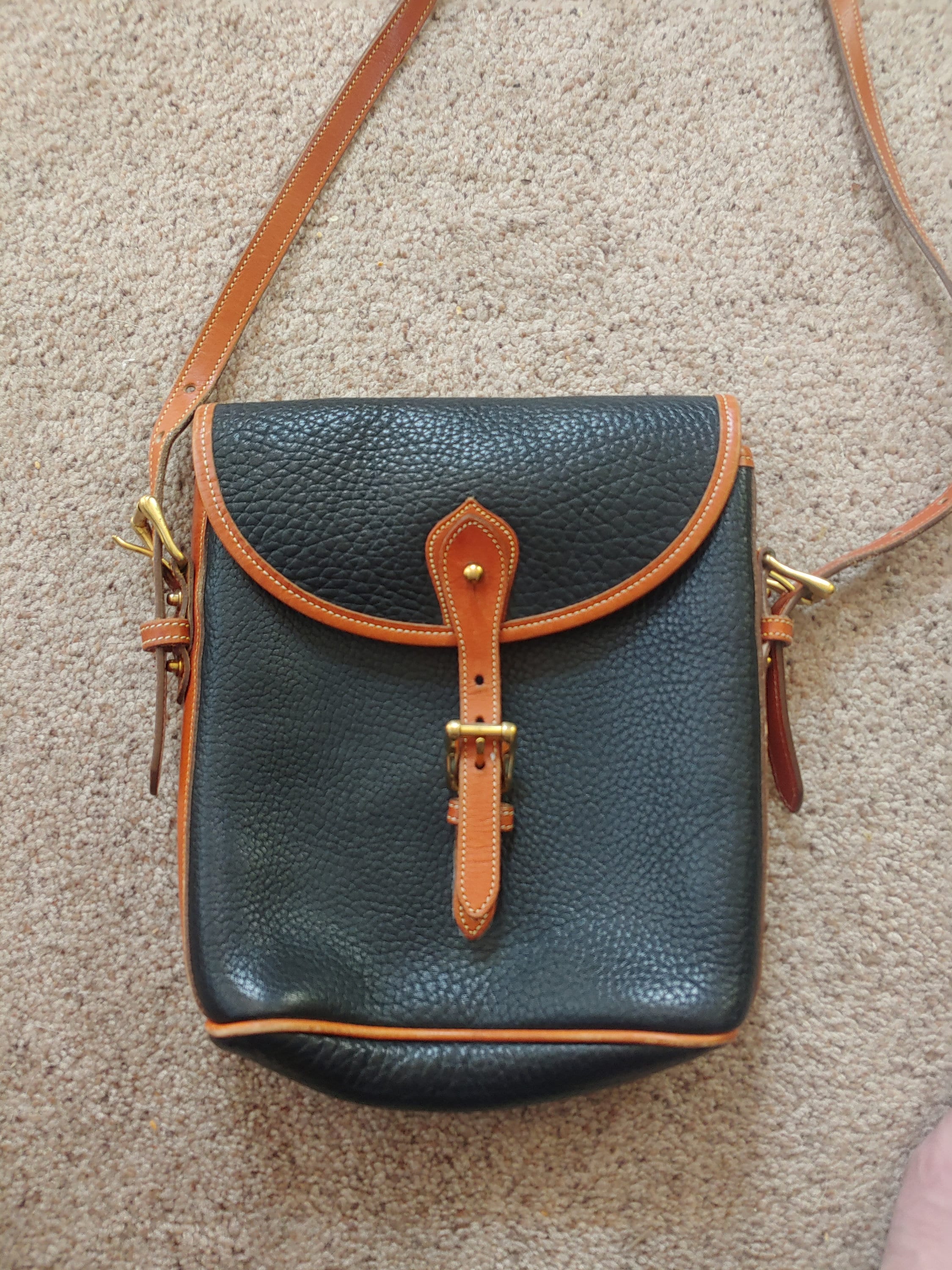 Dooney & Bourke Vintage Weatherproof Leather Shoulder Bag Etsy