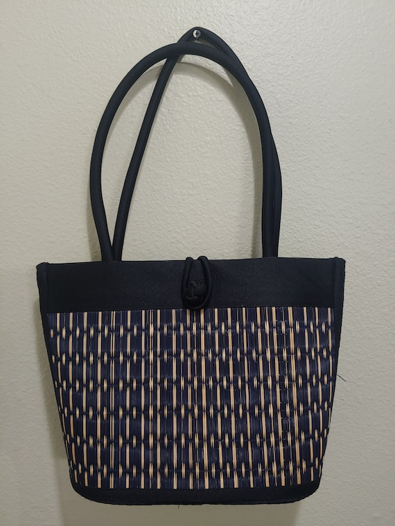 Dabby Classic Style Basket Tote Market Bag