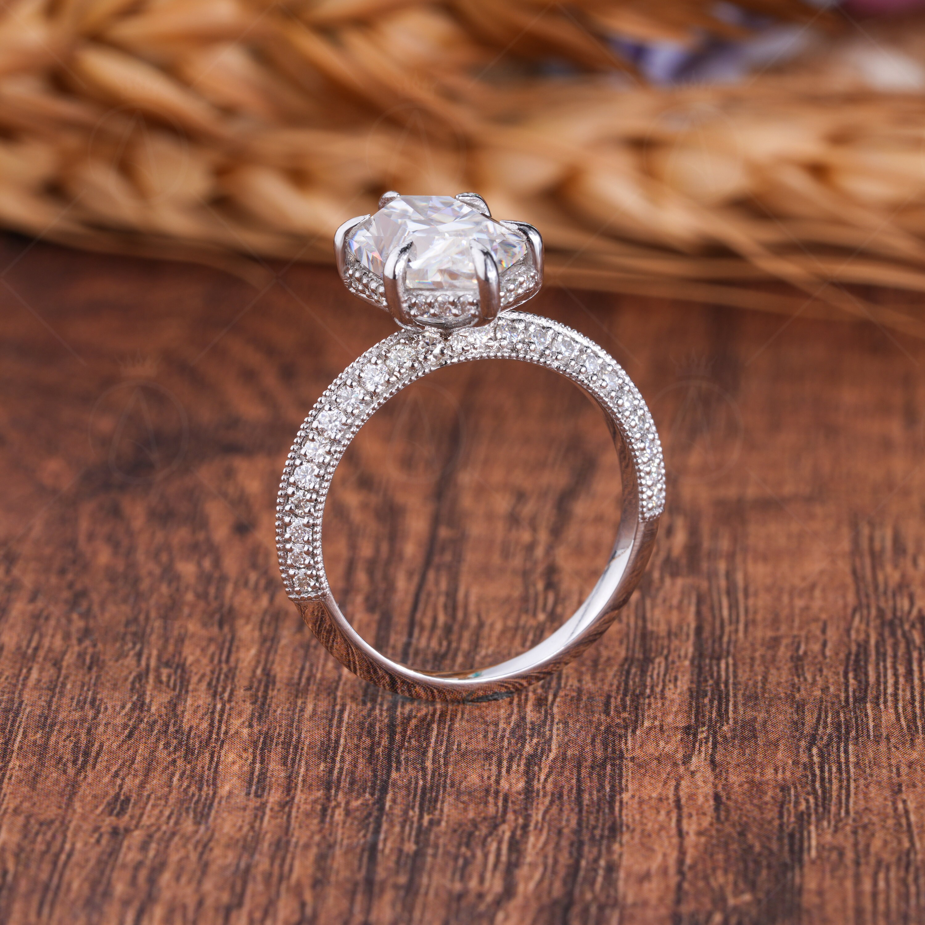 14 karaat Goud, Geel goud, AIG Certificaat, 18 mm, - Ring - - Catawiki