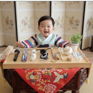 korean doljabi for baby dohl party celebration doljanchi doljabi kit doljabi set dohljabi ceremony for korean traditioanl birthday 돌잡이 돌상