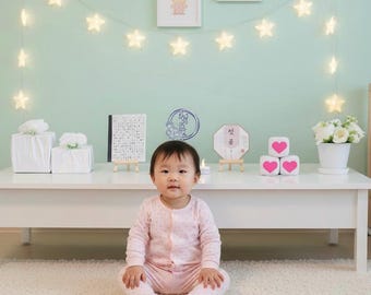 korean TRADITIONAL DOHL TABLE  백일 baekil table party set for korean baby 100thday celebration 100days decor traditional doljanchi 돌상 돌잡이 첫돌