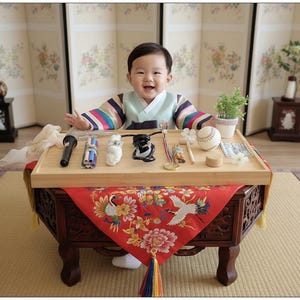 korean doljabi for baby dohl party celebration doljanchi doljabi kit doljabi set dohljabi ceremony for korean traditioanl birthday 돌잡이 돌상