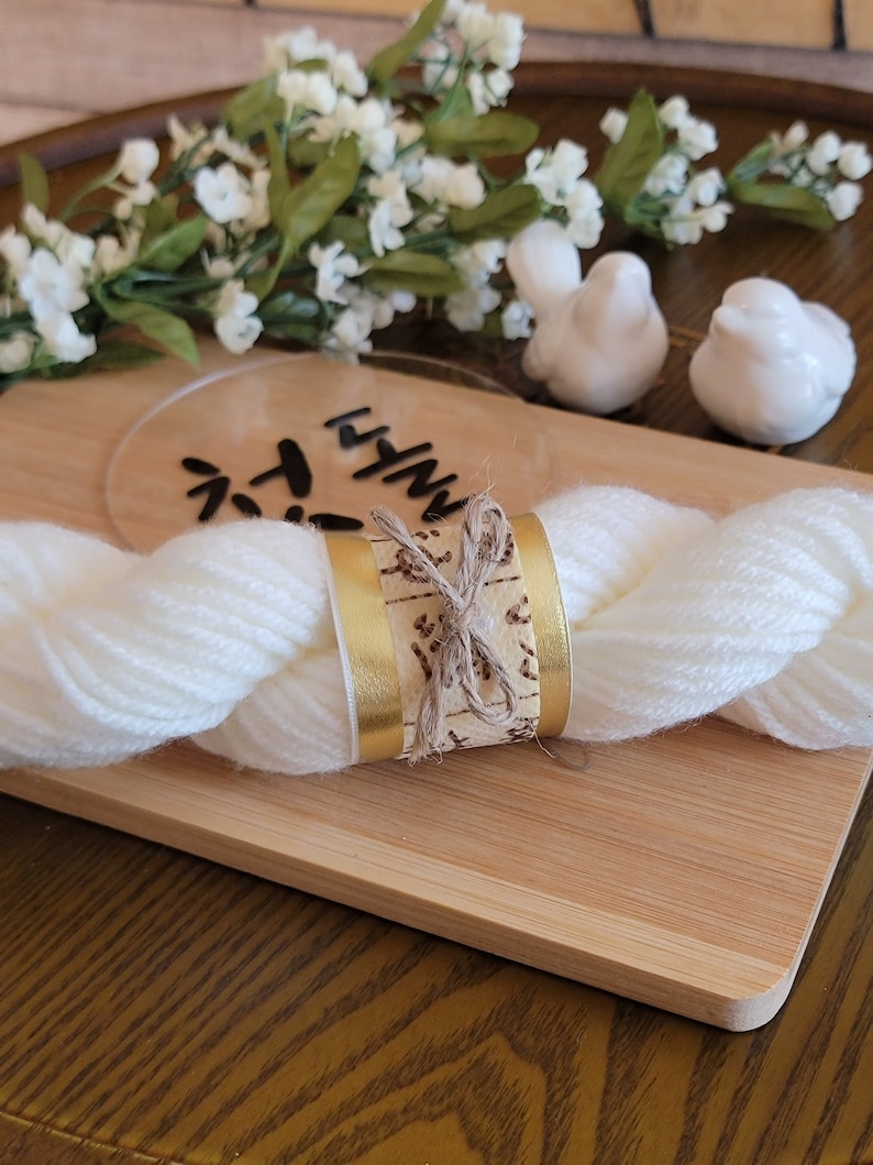 Korean 1st Birthday Doljabi Yarn Cake Thread Cake Topper Dohl Party Supplies Korean One Year