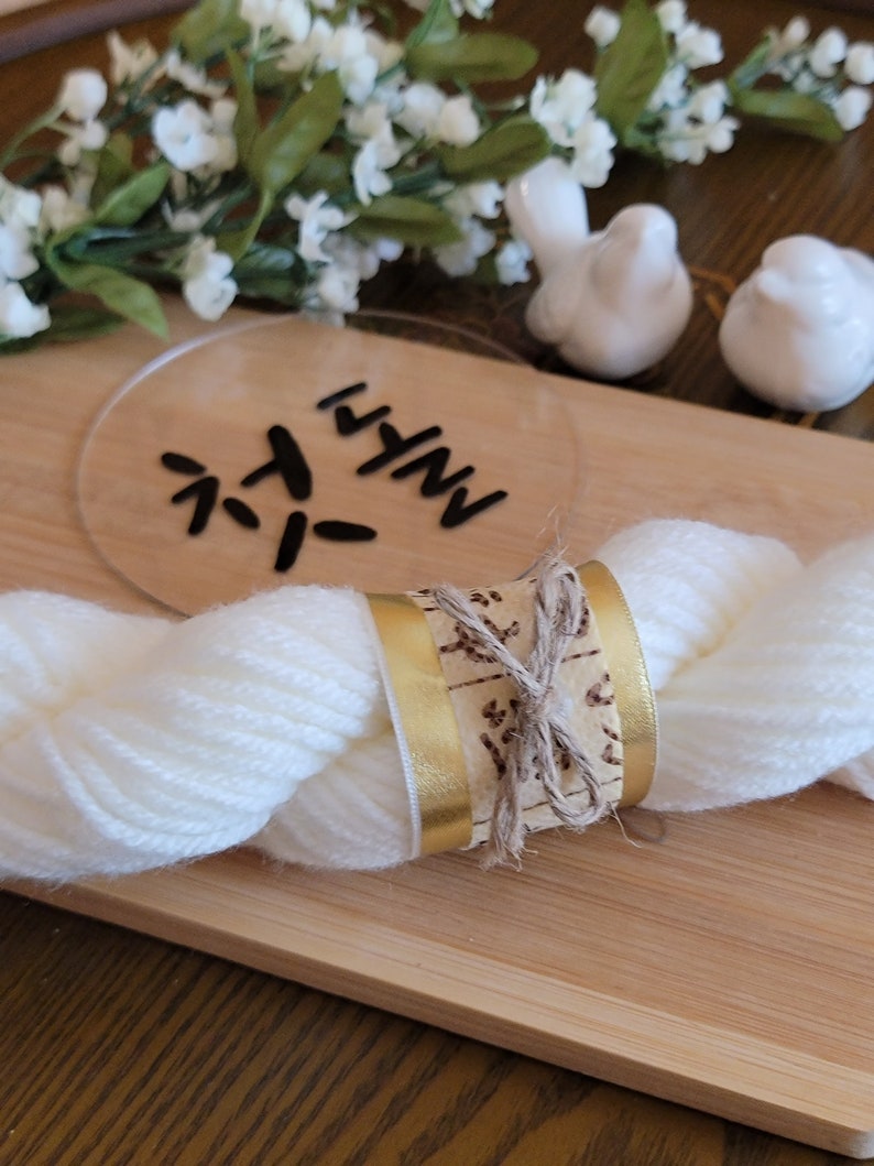 Korean 1st Birthday Doljabi Yarn Cake Thread Cake Topper Dohl Party Supplies Korean One Year