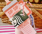 Sip Sip Hooray | Printable Gift Tag Digital Download