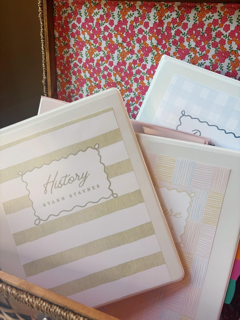 Coquette Binder Covers: Editable Canva Templates (digital Download) - Etsy