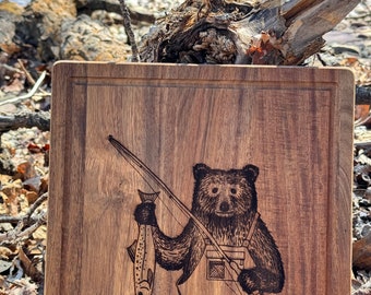 Cutting board custom, bbq engraved cutting board, wooden board, gift cutting board