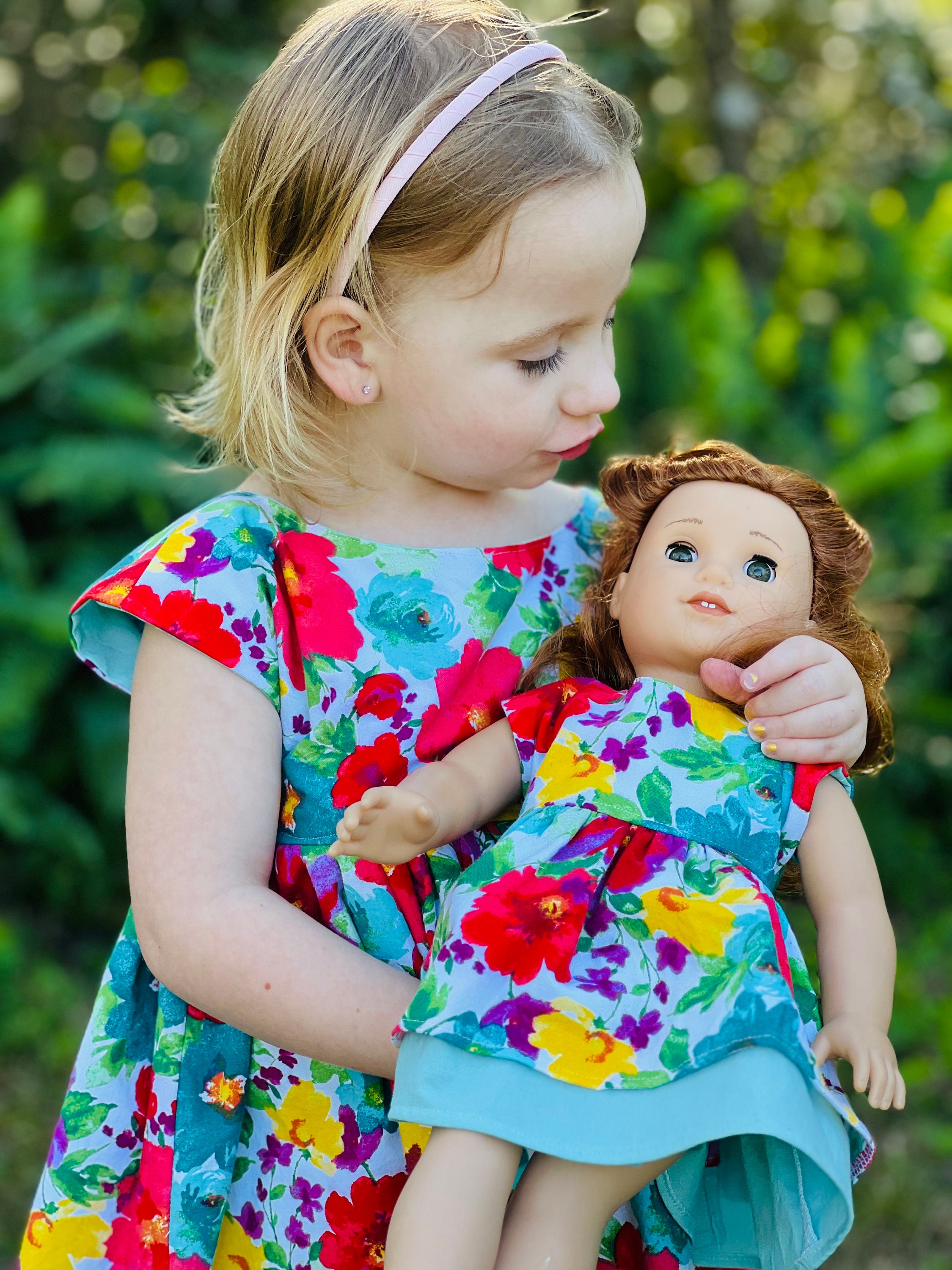 Matching Girl and Doll Dress Girl Dress Size 4 Dress for Etsy