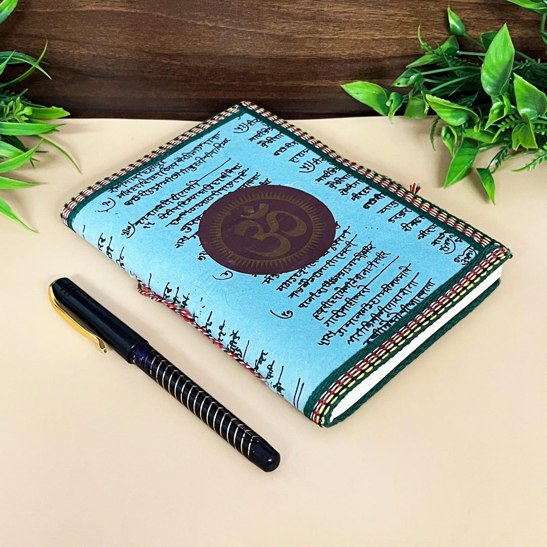 Coloredge Notebook India Hindu Mantra Notebook | Indian Idols Handmade Journal - Etsy