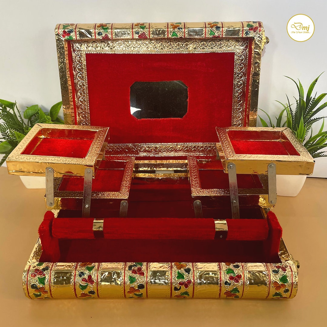 Handmade Royal Peacock Jewelry Box | Indian Boho Keepsake Storage
