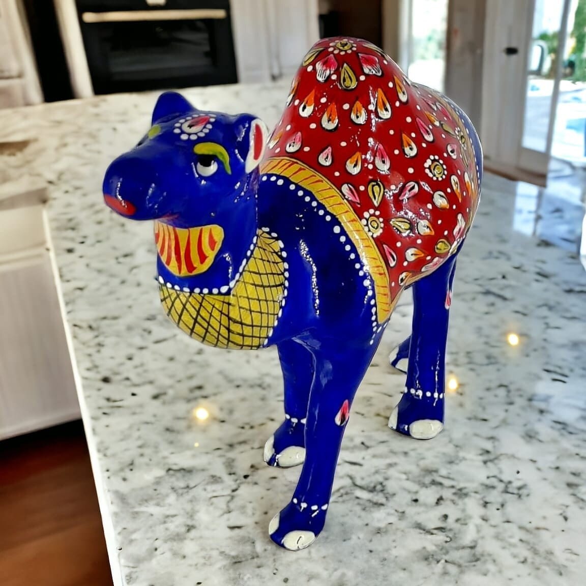 Handmade Multicolor Camel Sculpture – Decorative Indian Handicraft