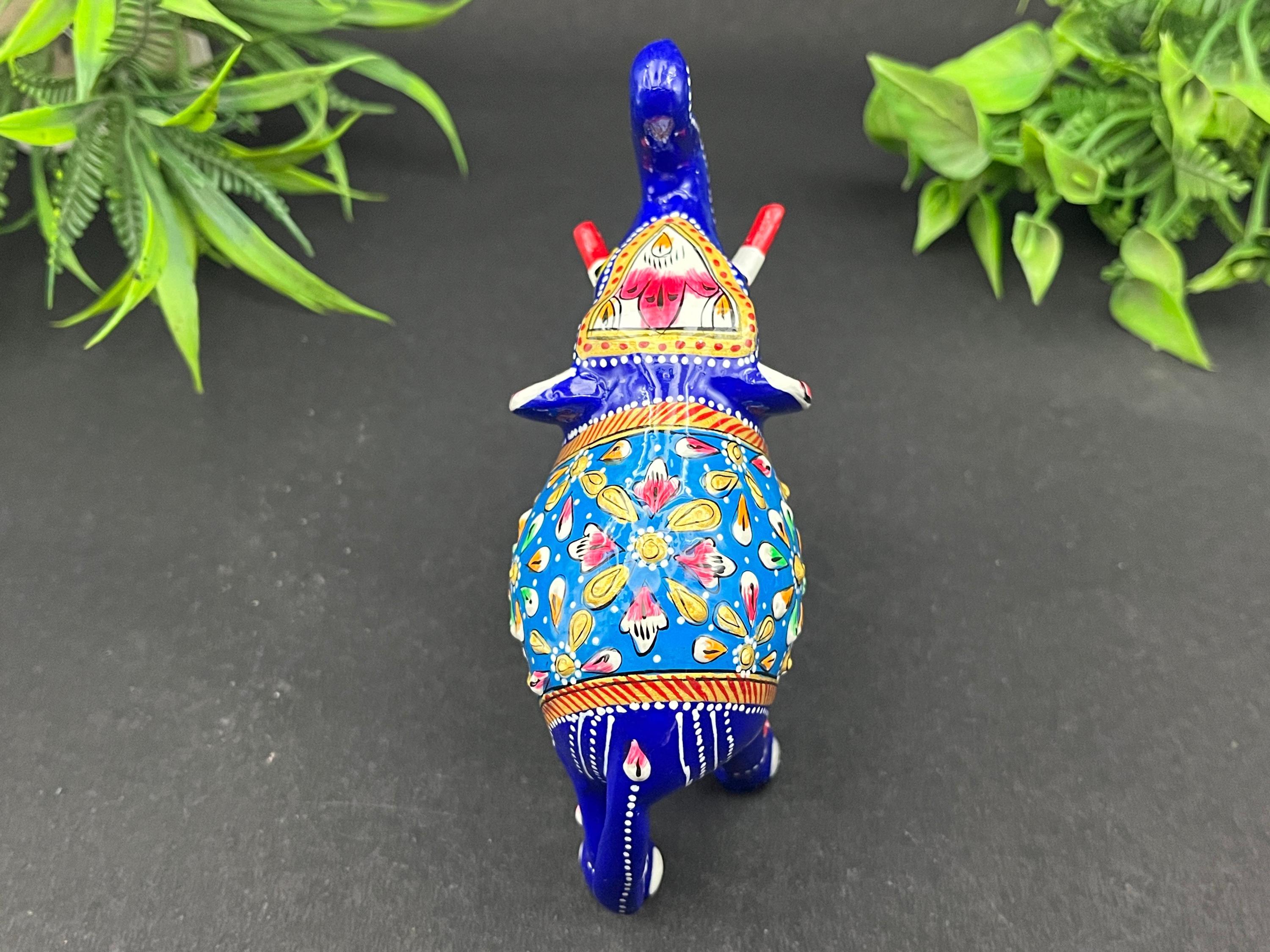 手描きの金属製象の置物 | インドのアート装飾 - Etsy 日本