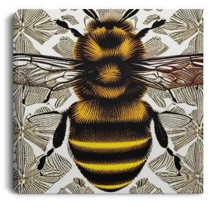 Bee Wall Art Canvas Print