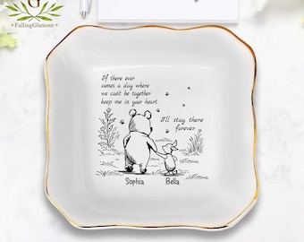 Best Friend Gift, Personalized Jewelry Dish, Friends Ring Dish, Gift for Friend, Friendship Gift, Gift for BFF, Friend Gifts, Long Distance