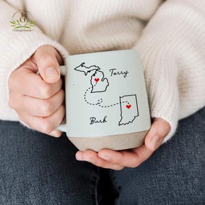 Taza personalizada para hermanas, regalo para hermanas a distancia, regalos de cumpleaños para hermanas, regalos para hermanas, taza para hermanas, taza para hermanas que se mudan, regalo para hermanas a distancia imagen 6