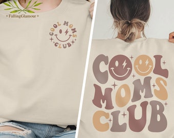 Cooles Mamas Club Shirt, cooles Mama Sweatshirt, Mama Shirt, Geschenk für Mama, neue Mama Geschenk, Mama Geburtstagsgeschenk, lustiges Mama Shirt, Mama Shirt, Mama Geschenk