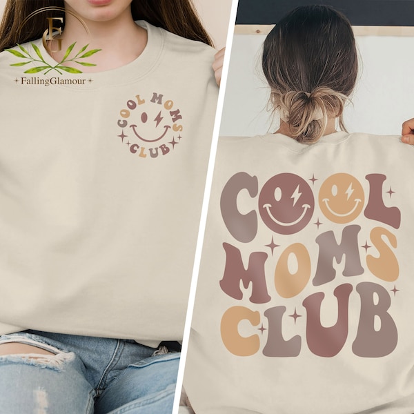 Cooles Mamas Club Shirt, cooles Mama Sweatshirt, Mama Shirt, Geschenk für Mama, neue Mama Geschenk, Mama Geburtstagsgeschenk, lustiges Mama Shirt, Mama Shirt, Mama Geschenk