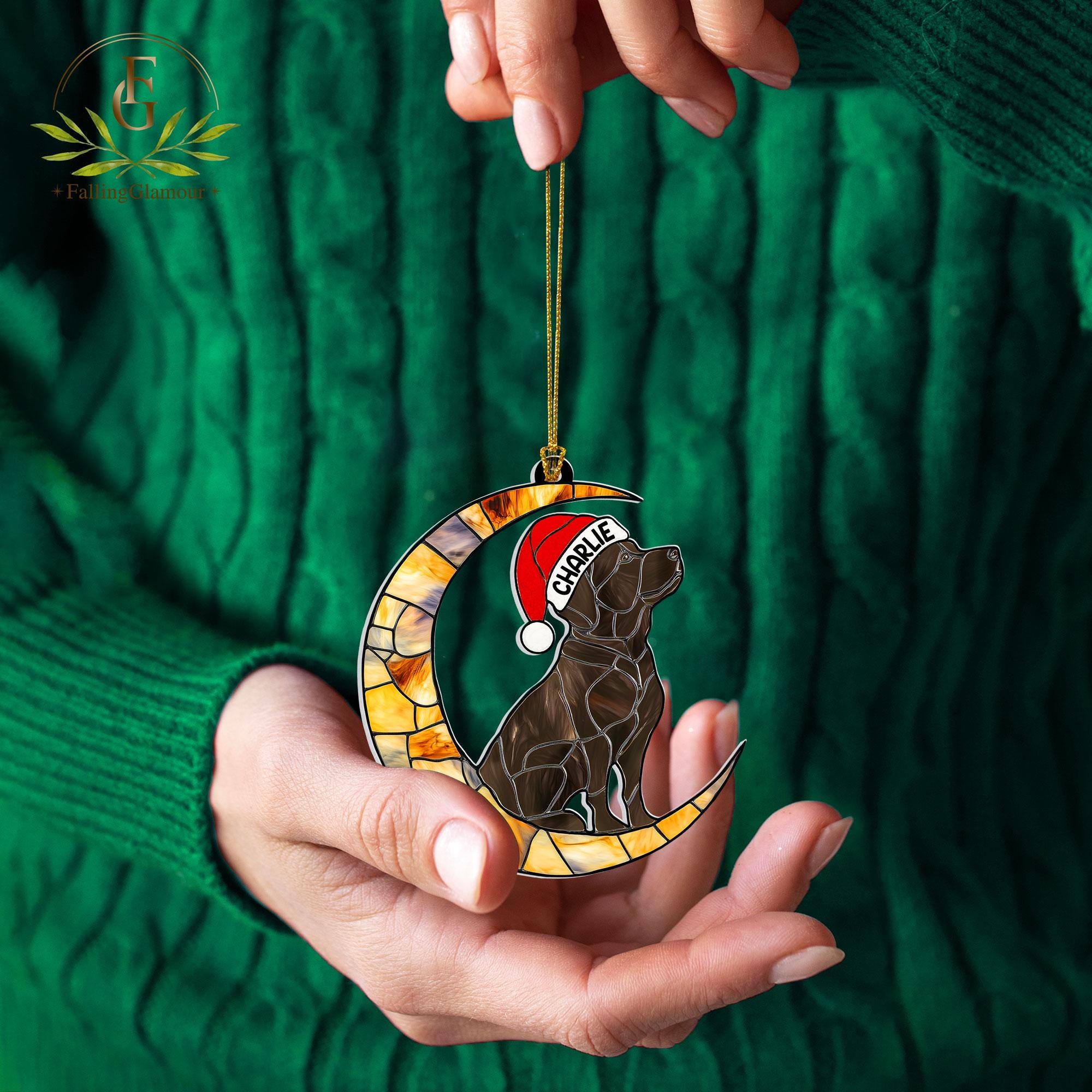 Chocolate Lab Ornament Labrador Retriever Gifts for Women