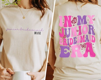 Junior Bridesmaid Era Shirt, Flower Girl Era Tee, Bridesmaid Proposal, Junior Bridesmaid Sweatshirt, Bridesmaid Gift, Bachelorette Shirt