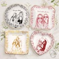 Personalized Bestie Photo Jewelry Dish, Trinket Tray Gift For Bridesmaid,Soul Sister Gift,Birthday Gift for Friends,Ring Dish for Friendship