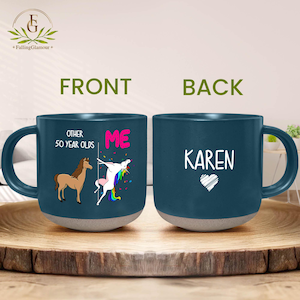 Cadeau drôle 50e anniversaire pour femme, tasse licorne pole dance, autres 50 ans vous, cadeau drôle d'ami, tasse drôle 50e anniversaire pour femme