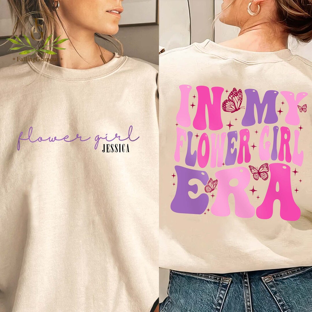 In My Flower Girl Era Shirt, Babe of Honor Shirt, Flower Girl Sweater