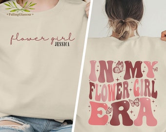Flower Girl Era Shirt, Babe Of Honor Shirt, Flower Girl Sweater, Babe Bridesmaid, Bridal Party Gift, Wedding Party, Junior Bridesmaid Gifts