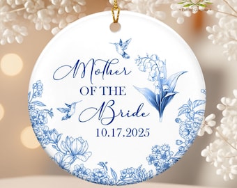 Personalised Wedding Gift For Mother Of The Bride & Groom, Mother of the Groom Ornament, Mother Of The Bride Ornament, Wedding Gift For Mom