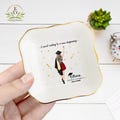 Personalized Graduation Jewelry Dish, Custom Trinket Tray, Class of 2025, Graduation Gift for Her, Senior Gift, College Graduation Keepsake product logo
